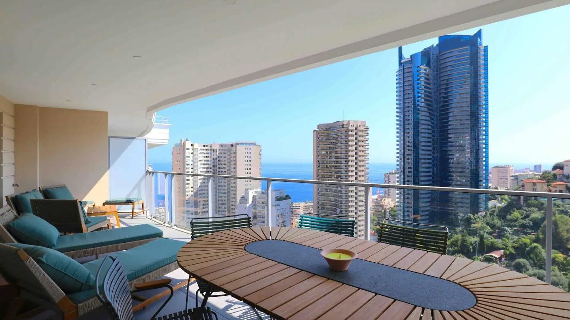 Sun Paradise Seaview&Terrace Parking&Pool Beausoleil Appartamento