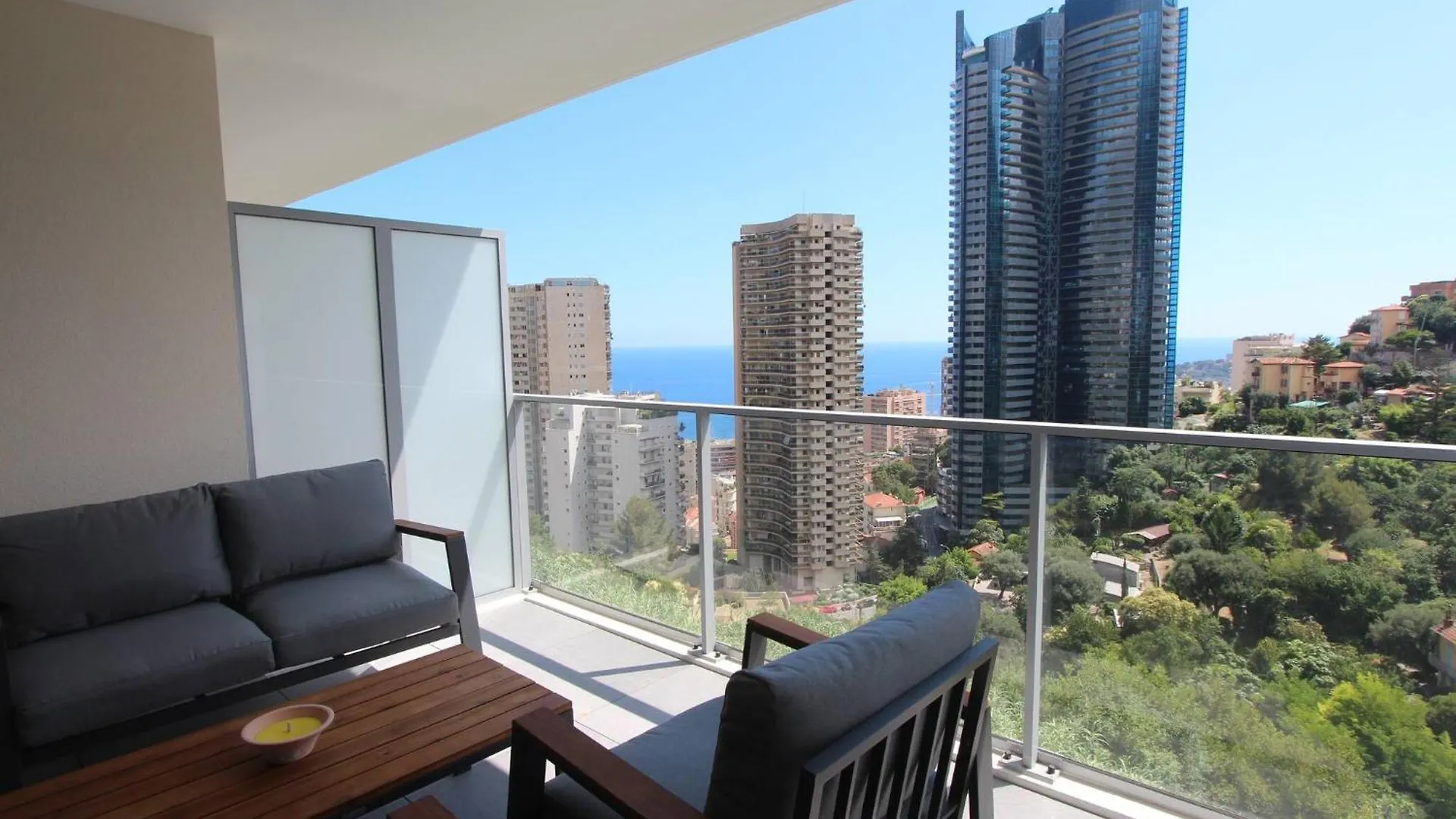 Sun Paradise Seaview&Terrace Parking&Pool Beausoleil Appartamento